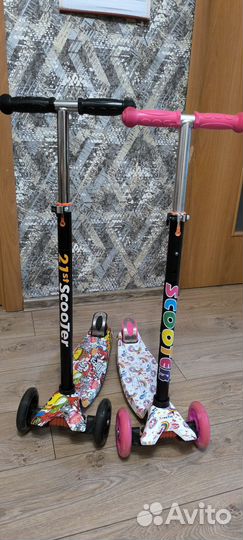 Самокат трехколесный