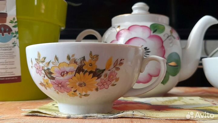 Чашки от чайного сервиза Дулево 5 шт. 1с, 1994