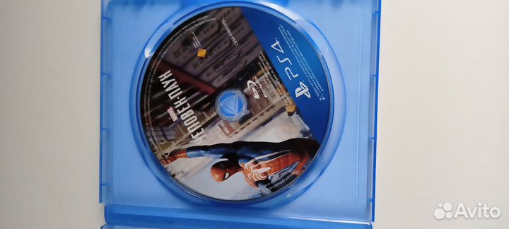 Диск на ps4 человек паук