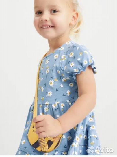 Платье c&a для девочки летнее 122 р