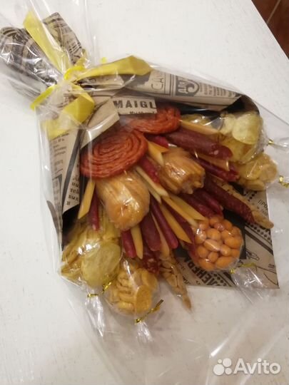 Мужские съедобные букеты