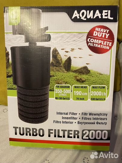 Внутренний фильтр aquael turbo filter 2000