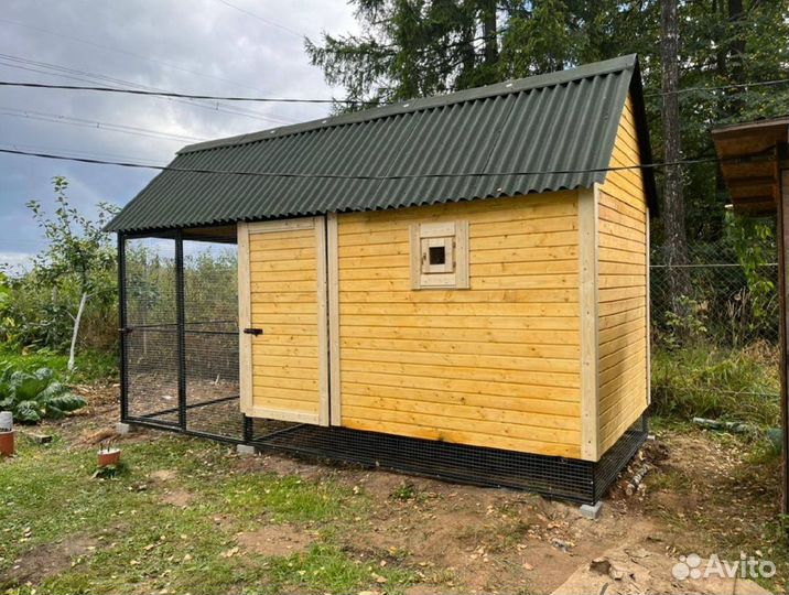 Курятник двускатный