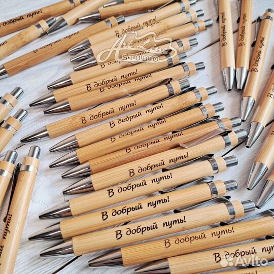 Ручки именные деревянные
