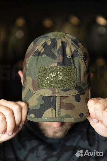 Бейсболка folding Helikon, PL Woodland