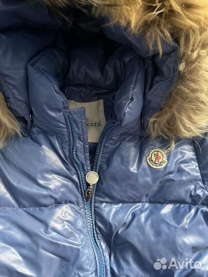 Зимний комбинезон moncler 2-4 года оригинал