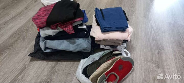 Вещи пакетом детские, жен, муж