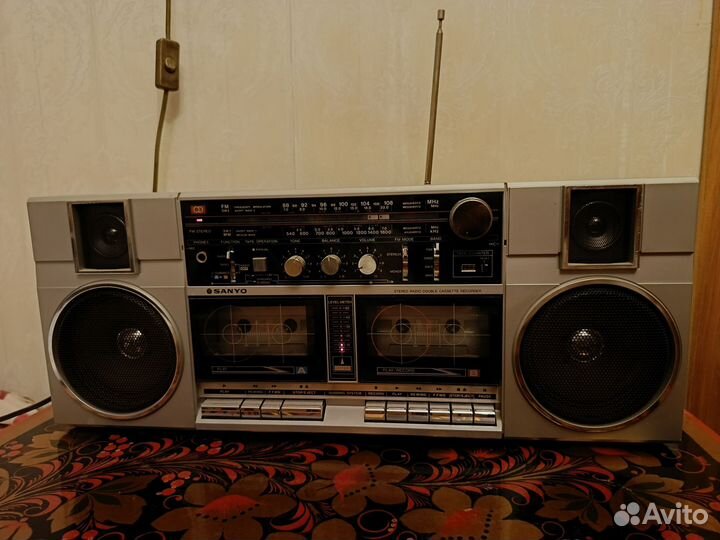 Магнитофон sanyo m-w2k