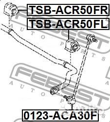 Втулка переднего стабилизатора правая d24.5
