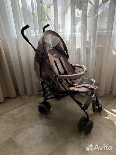 Коляска прогулочная Babyton Ellipse Pink трость