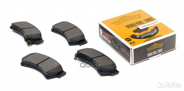 Колодки торм. mazda 6 (07), ford Fusion (02)