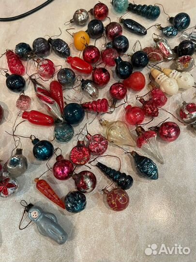 Елочные игрушки СССР одним лотом