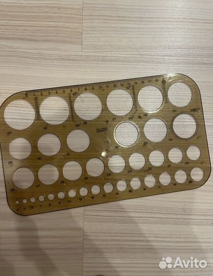 Линейка/трафарет для окружностей koh-i-noor