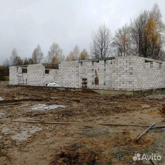 Кладка блоков