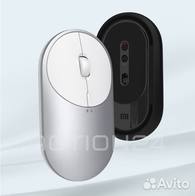 Беспроводная мышь Xiaomi Mi Mouse 2 (серебро)