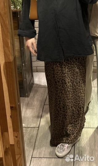 Юбка леопардовая