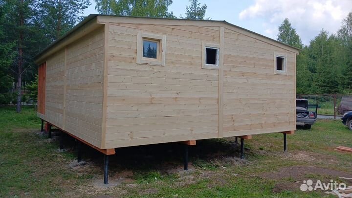 Каркасный дом бытовка 6х8 и др проекты