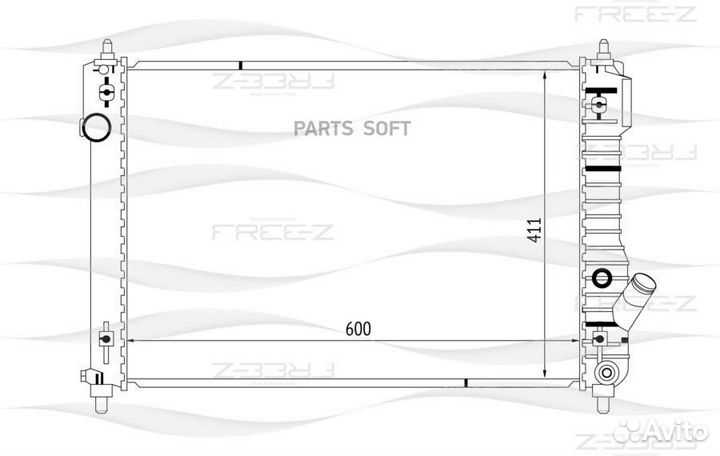 Free-Z KK0141 Радиатор