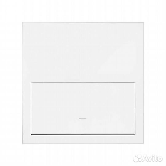 Simon 100 Белый матовый Кит 1 пост, фронт. 1 рамка «минимум» + 1 клавиша выключателя