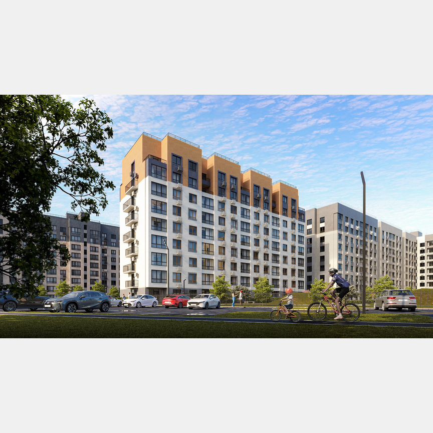 2-к. квартира, 58,4 м², 7/9 эт.