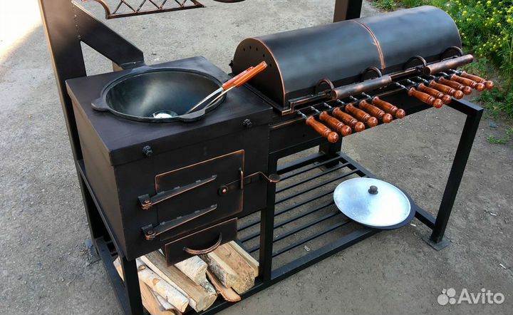 Мангалы, барбекю, коптильня, банные печи