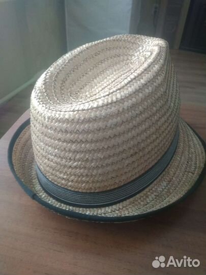Соломенная шляпа мужская