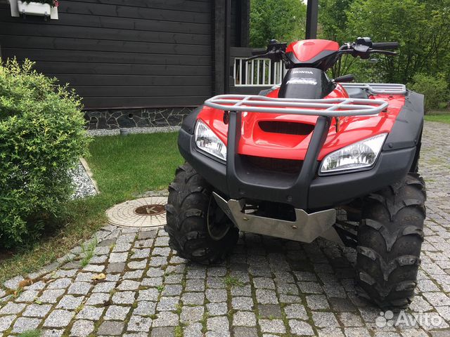 Honda trx450r на гусеницах