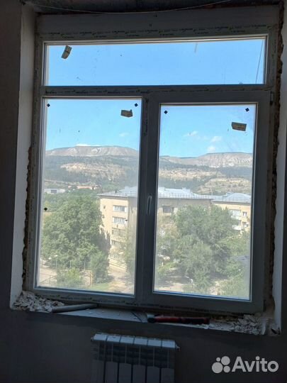 Окна с новостроя 4шт. Новые