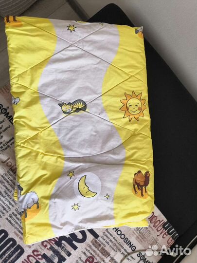 Детское одеяло новое с верблюжьей шерстью
