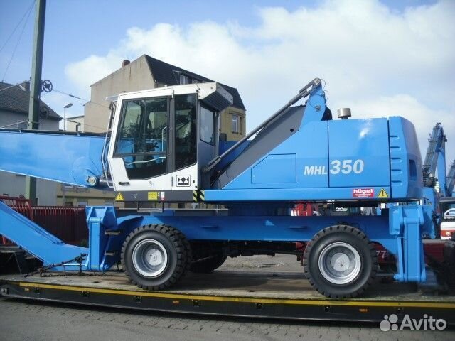 Грейферный погрузчик (перегружатель) FUCHS MHL 350, 2011