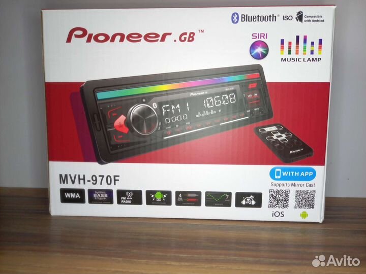 Магнитола pioneer MVH-970F