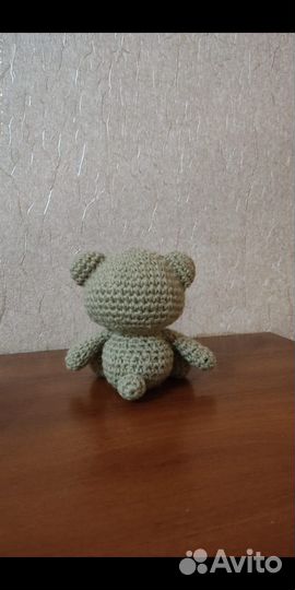 Вязанный медведь Валера