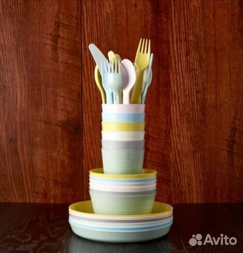 IKEA kalas набор тарелок 6шт