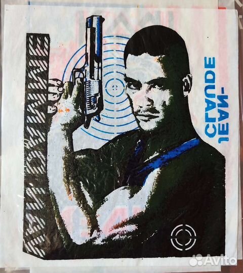 Переводки термонаклейки Ван Дамм