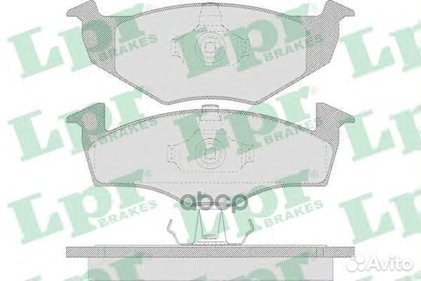 Колодки тормозные передние к-кт LPR 05P638 Lpr