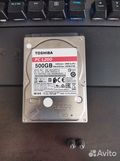 Винчестер hdd 2.5 500Gb