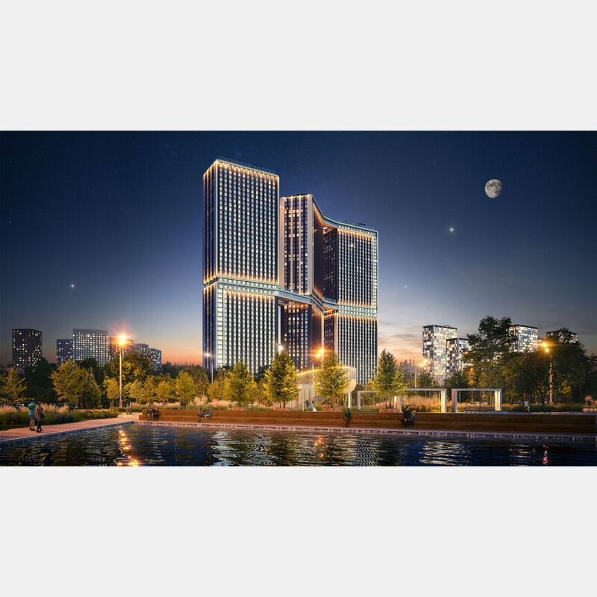 2-к. квартира, 98,4 м², 26/49 эт.