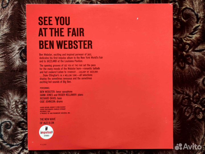 Ben Webster – See You AT The Fair – Japan 1977 #3