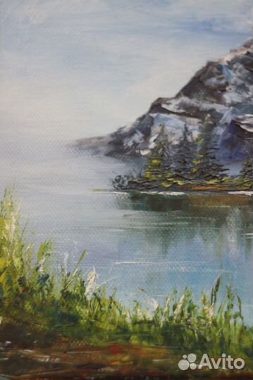 Картина маслом горы