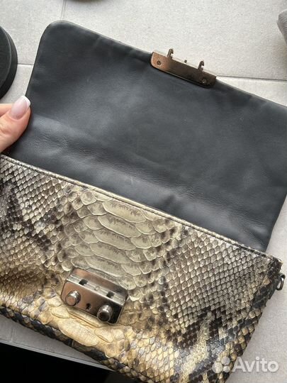 Клатч сумка Dior питон оригинал