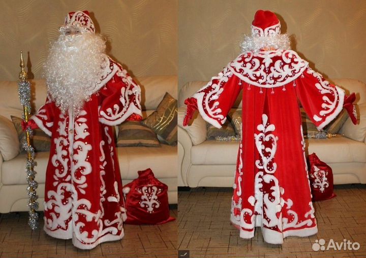 Костюм Деда Мороза и снегурочки