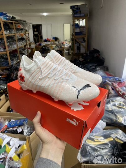 Бутсы Puma белые