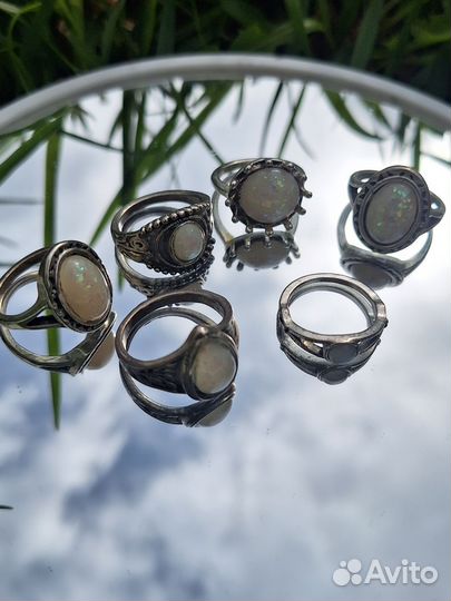 Серьги кольца бижутерия