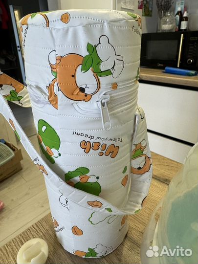 Молокоотсос avent ручной, стерилизатор avent