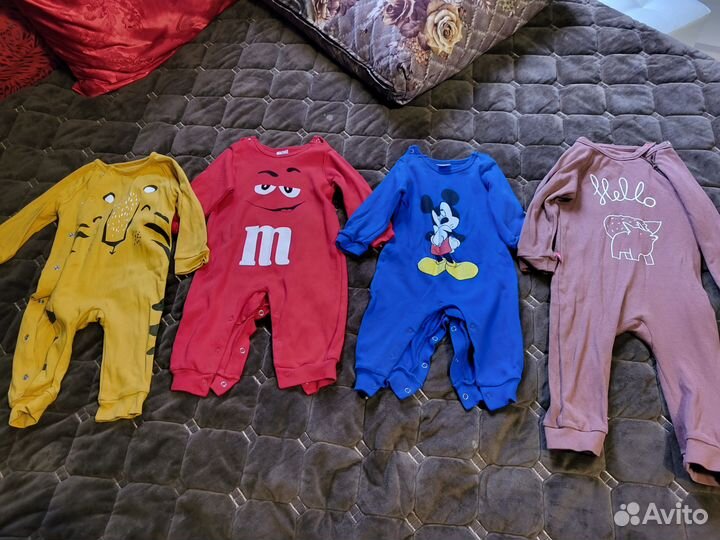 Боди для мальчика размер 68-74