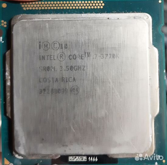Процессор intel core i7 3770k