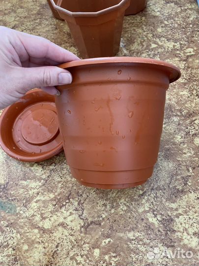 Горшки цветочные 13 штук