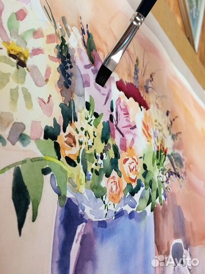 Картина акварелью 