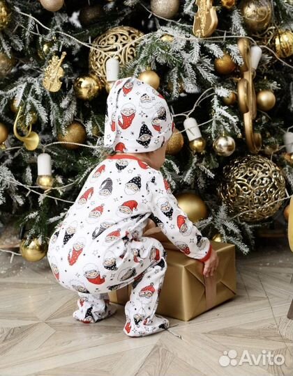 Новогодний комплект 68-74