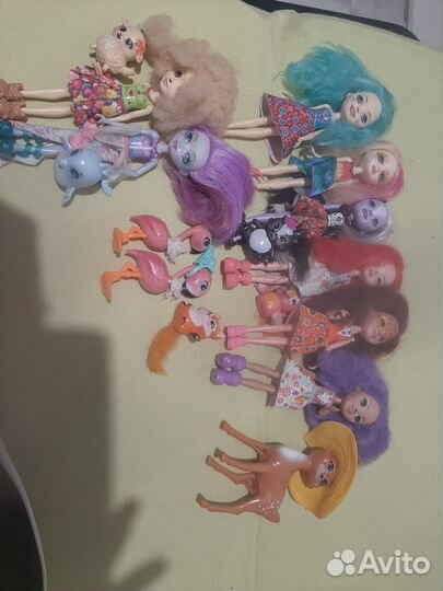 Лот кукол энчантималс